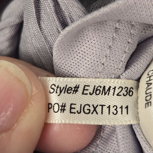 NWT Eliza J Embellished Taffeta Sheath Dress Silver Gray Size 2 Prom Party Grey - Picture 15 of 15